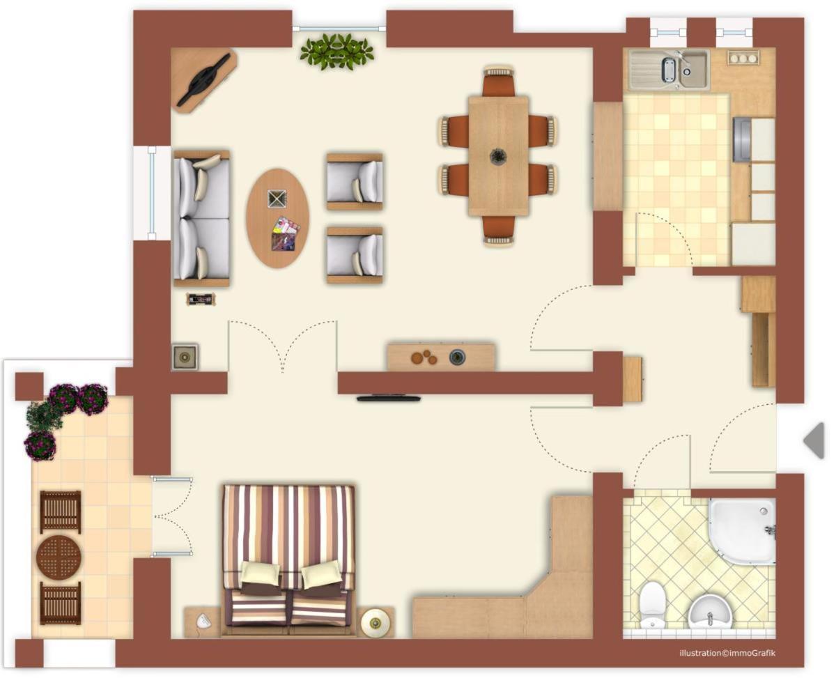 Berringer, Anker, Direkt An Der Promenade Apartment Rostock